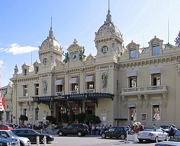 The Casino de Monte-Carlo main entrance
