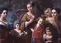 « Невідома родина» (груповий портрет), 1740 р.