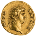 Golden aureus, AD 65