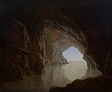 „Пещера през сутринта“ (1774), Джоузеф Райт, Колеж Смит, Нортхамптън (Масачузетс)
