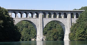Le Pont Butin près de Genève.