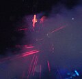 "Ultraviolet (Light My Way)" in Toronto, with Bono's red laser suit.