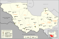 Административна мапа Западне Екваторије