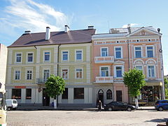 Old townhouses