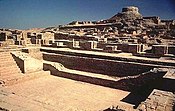 Archeologische ruïnes van Mohenjo-daro in Sindh