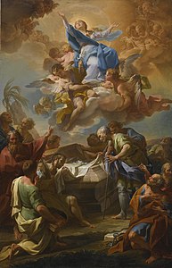 Assomption de la Vierge (1739) Esquisse pour la Rocca di Papa Collection privée