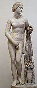 Afrodita Cnidia, copia romana en mármol de un original de Praxíteles.