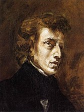 Portret Fryderyka Chopina, olej na płótnie, 1838, Luwr, Paryż
