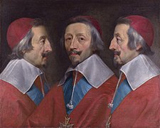 baseado em: Triple portrait of Cardinal de Richelieu 