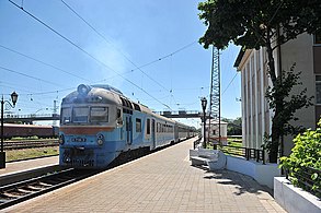 Дизель-поїзд до станції Цукуриха