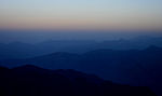 The Great Himalayan National Park at dawn.