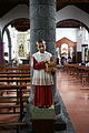 Bức tượng chú giúp lễ tại một nhà thờ ở Arrecife, Lanzarote, Tây Ban Nha