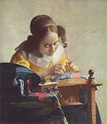 The Lacemaker, Vermeer, 1664