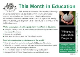 Flyer This Month in Education