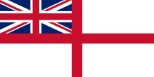 White Ensign, bandera naval de la Royal Navy i del Royal Yacht Squadron.[1]