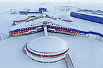 November 2021: Polarstation auf Alexandraland, Franz-Josef-Land, Russland