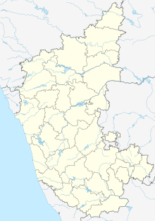Map showing the location of बदामी देऊळ