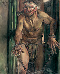Samson aveugle, 1912 par Lovis Corinth.
