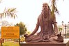 A meditáló Patandzsali szobra