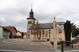 Centrum van Ville met Saint-Mammès-kerk