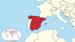 Location of Ispaniya