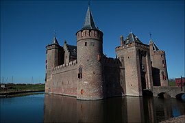 The Muiderslot castle in Muiden, Netherlands