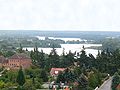 Blick auf den See vom Wasserturm Schwerin-Neumühle