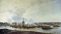 ガングートの海戦（1714年） Алексей БОГОЛЮБОВ画。1877年。