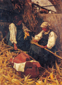 Filippini, Les Moissonneurs de maïs, 1887.