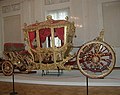 ロシア、エルミタージュ美術館に展示されている豪奢な馬車
