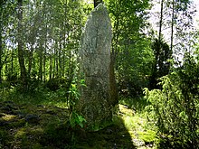 Runenstein von Götlunda, Skövde, etwa 1900