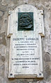 Lapide a / Plaque to Giuseppe Garibaldi (1883).