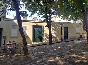 A felújított Bateau-Lavoir 2016-ban - Émile-Goudeau tér 13.