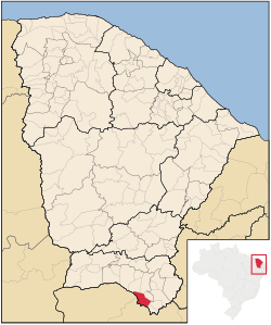 Localização de Jardim no Ceará