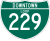 Interstate 229 Downtown Loop marker