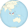 Malaysia on the world map