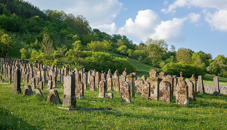 圖為舊猶太人墳場的風景，攝於德國德爾茨巴赫霍黑巴赫附近。