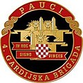 Grb 4. gardijske brigade "Pauci"