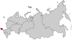 Крымская фэдэральная акруга на мапе