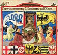 Герб и знамя Священной Римской империи германской нации в рисунке Альбрехта Альтдорфера, 1480 –1538