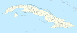 Popis mjesta svjetske baštine u Sjevernoj Americi na zemljovidu Kube