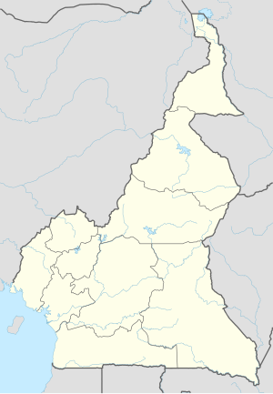 Yaoundé na zemljovidu Kameruna