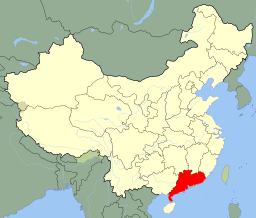 Guangdong i Kina.