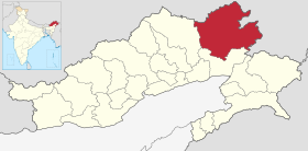 Localisation de District de la vallée du Haut Dibang