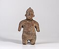 Figura de cerâmica datada antes de 1492, coleção pré colombiana Casa Museu Eva Klabin.