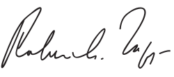 Robert A. Taft aláírása