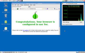Tor web nabigatzailea Tails (The Amnesic Incognito Live System) OS - 2013