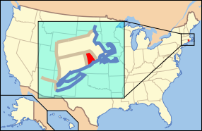 Рөүд-Айленд муж улсыг тодруулсан АНУ-ын газрын зураг
