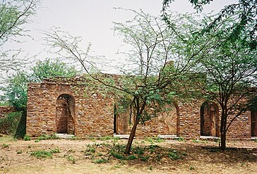 Metcalfe's Guest House in ruins
