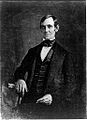 Daguerreotype of Congressman Abraham Lincoln, taken in 1846 by Nicholas H. Shepherd.